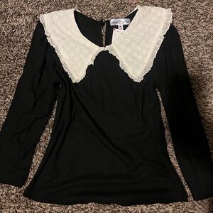 Wednesday Adams Goth blouse